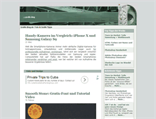 Tablet Screenshot of grafikblog.de